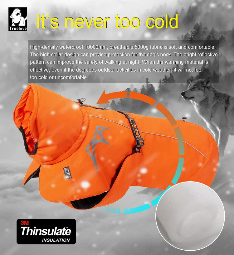 TRUELOVE-Manteau d'Hiver Chaud pour Chien