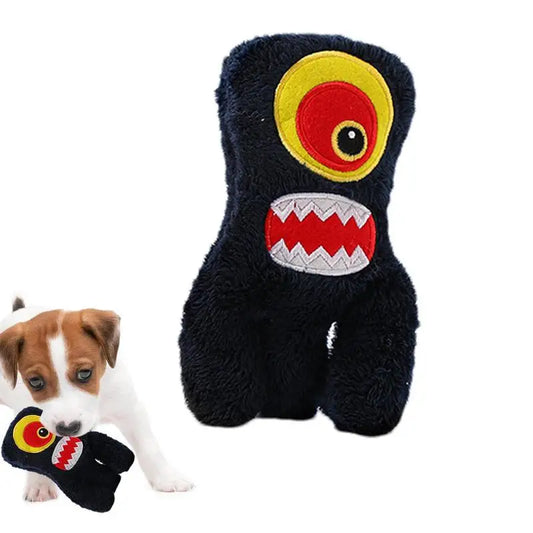 Jouet en peluche à mâcher pour chiens Monsters