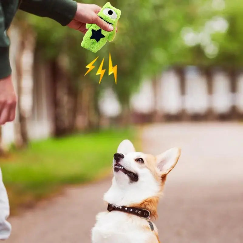 Jouet en peluche à mâcher pour chiens Monsters